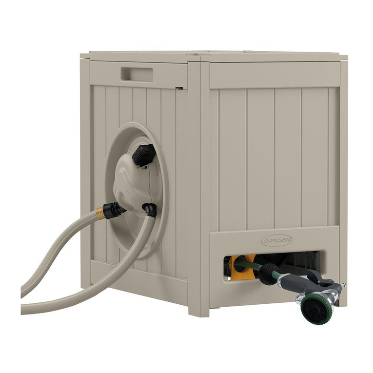 Suncast Hydro Power Auto Rewind RSH125 User manual