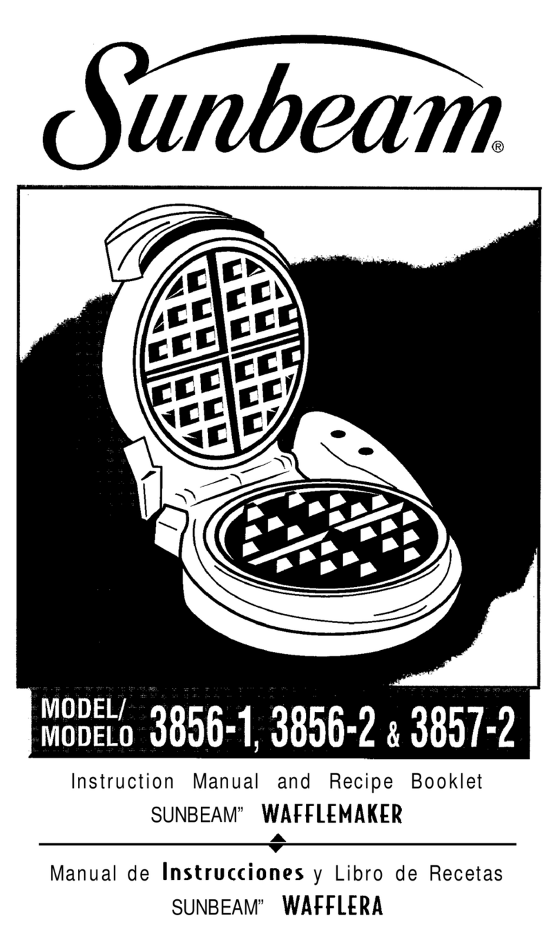 Sunbeam 3856-1 Instruction manual and recipe booklet