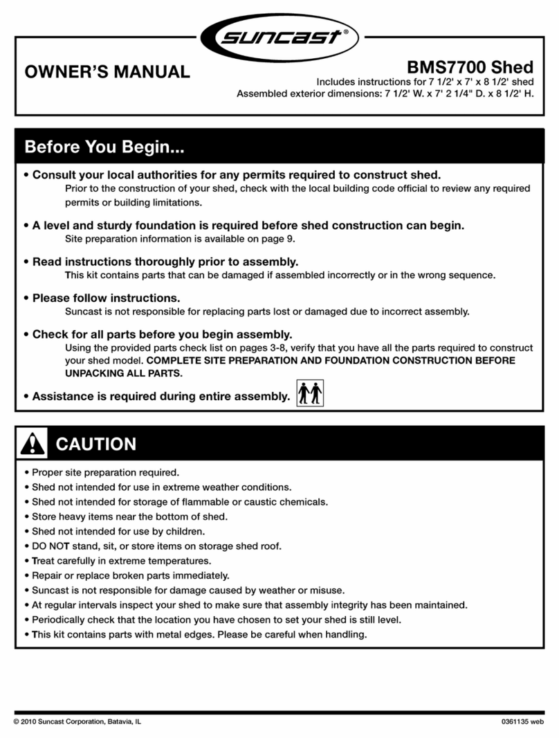Suncast BMS7700 owner's manual