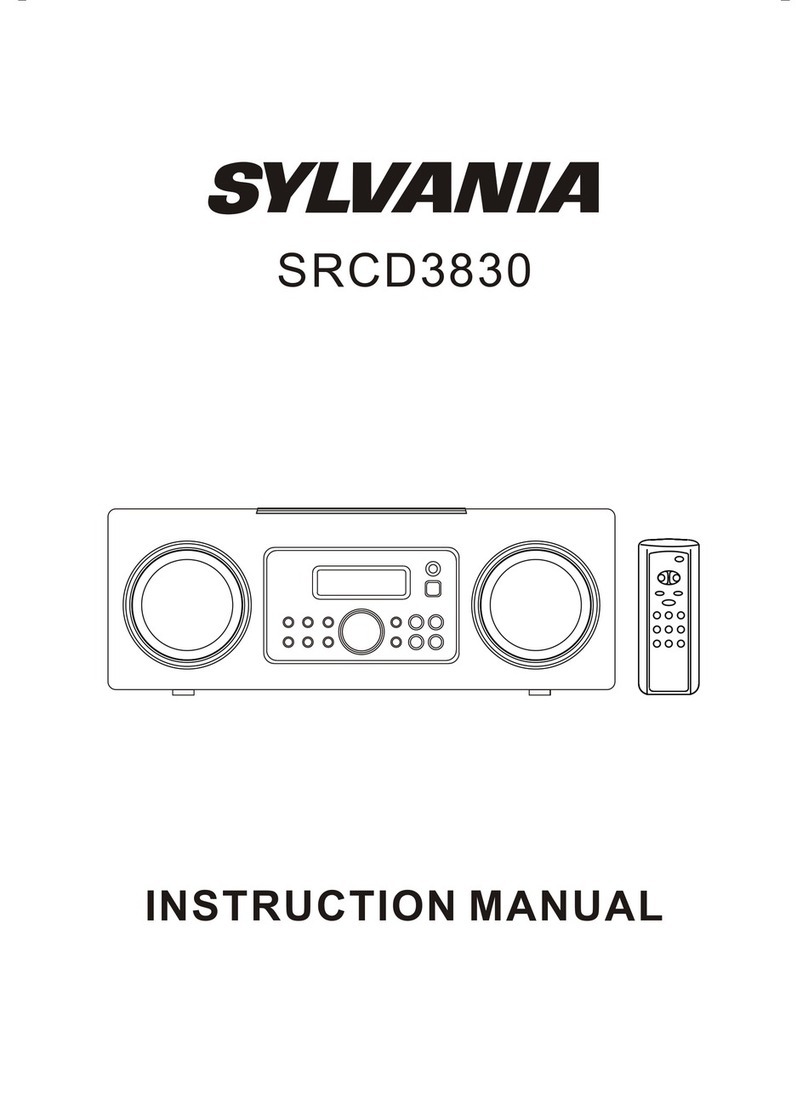 Sylvania SRCD3830 User manual