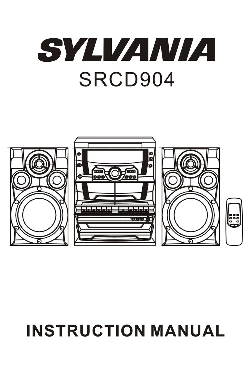 Sylvania SRCD904 User manual