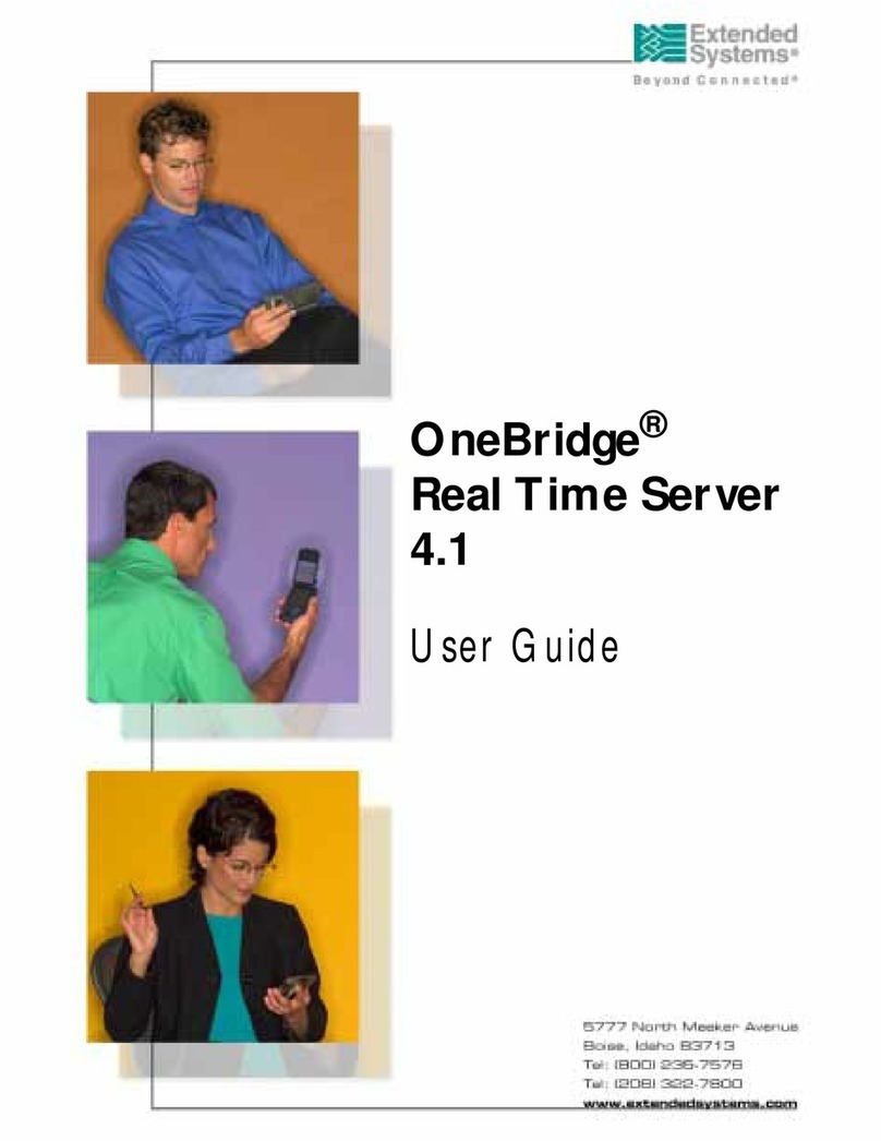 Extended Systems OneBridge 4.1 user guide
