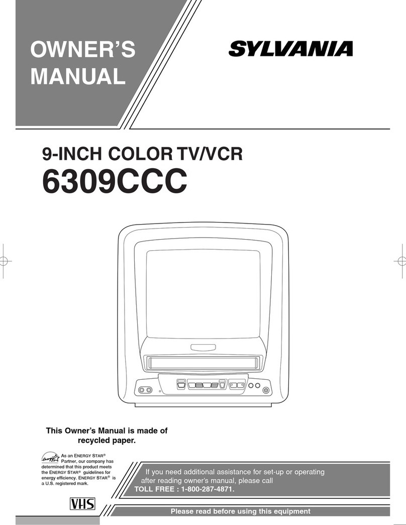 Sylvania 6309CCC User manual
