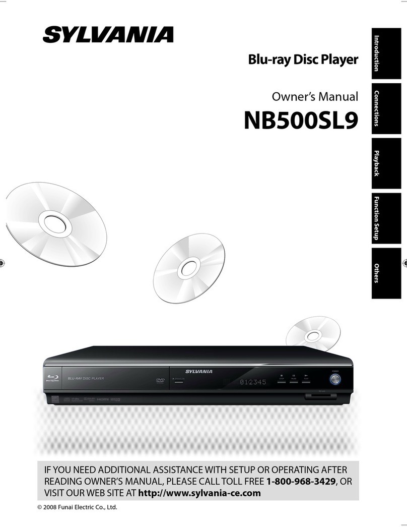Sylvania NB500SL9 owner's manual