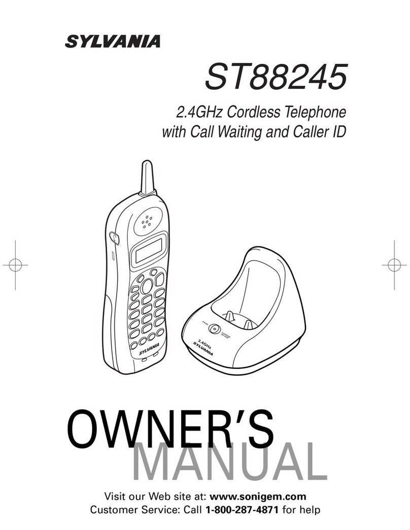 Sylvania ST88245 User manual