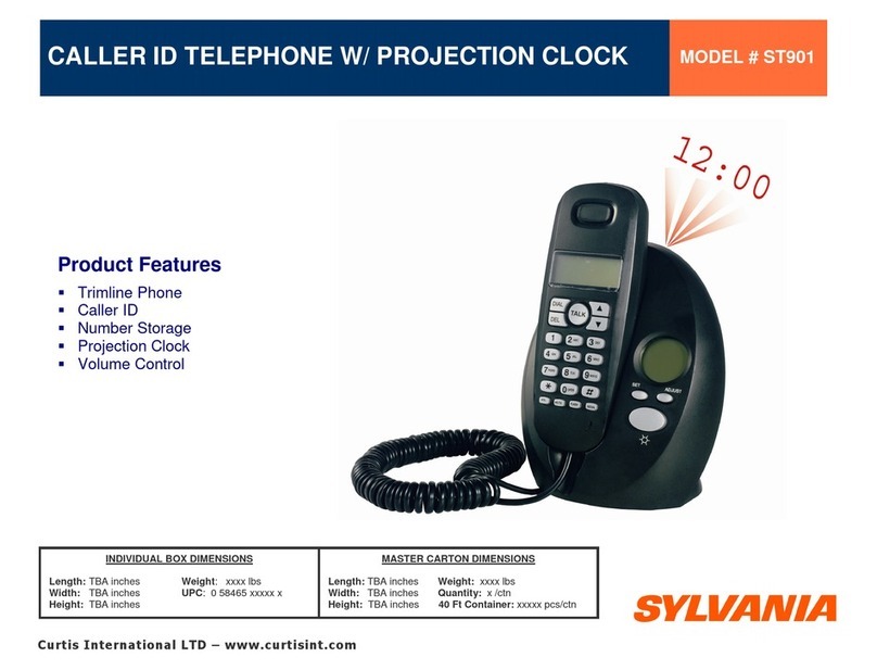 Sylvania ST901 Operation manual