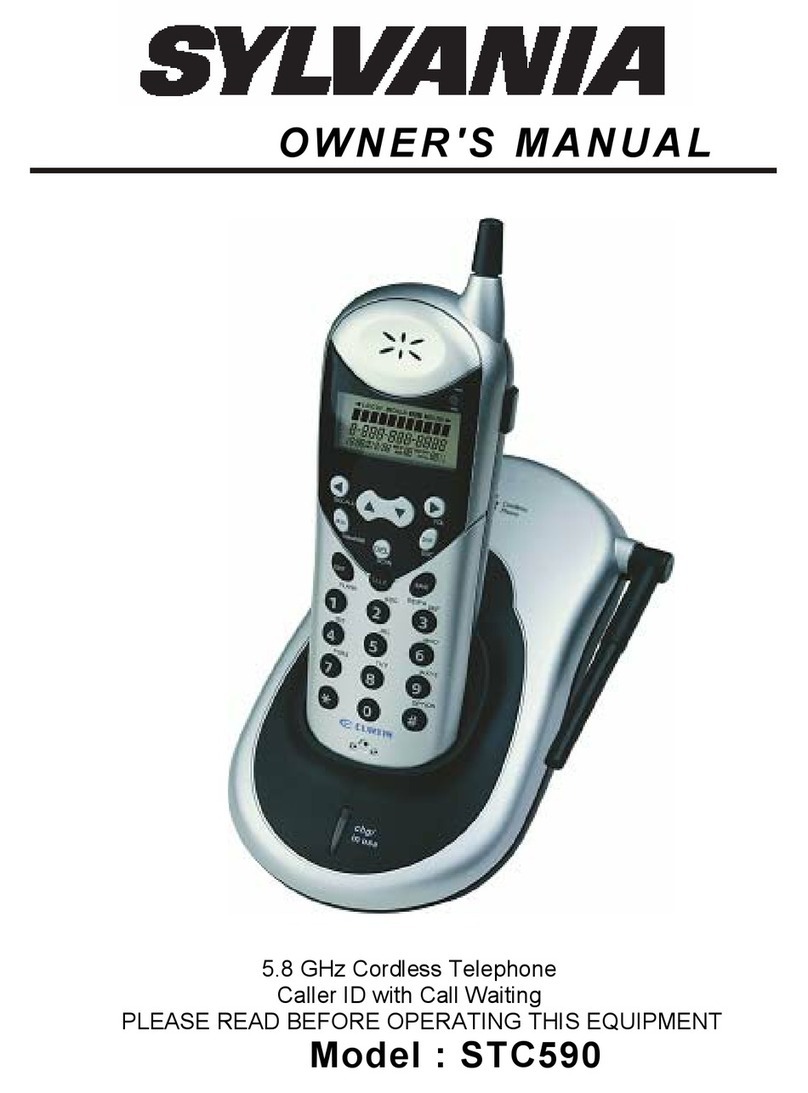 Sylvania STC590 owner's manual