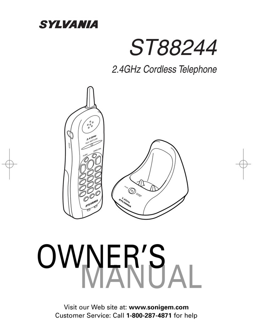 Sylvania ST88244 owner's manual