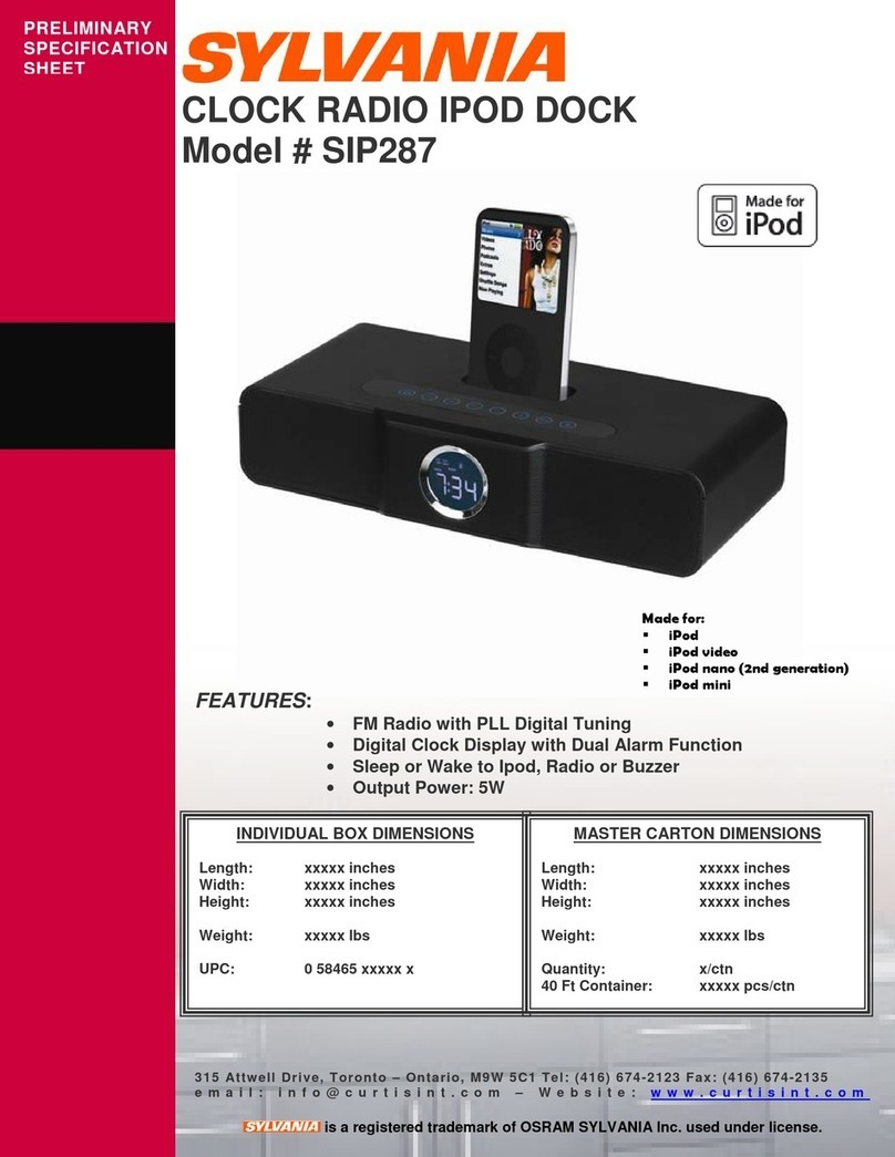 Sylvania SIP287 Preliminary specification sheet