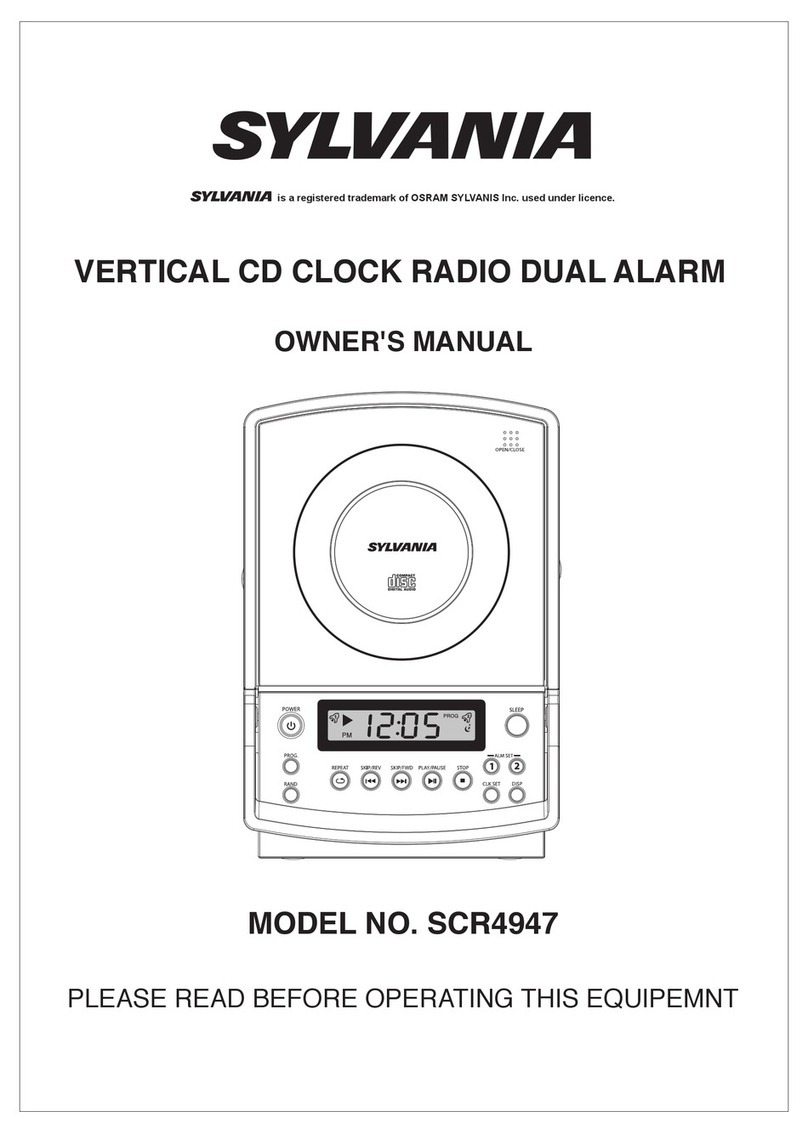 Sylvania SCR4947 owner's manual