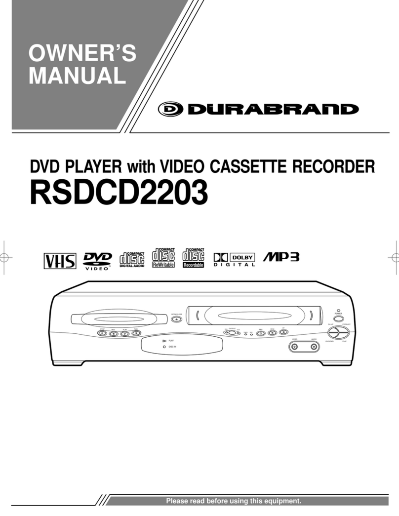 Sylvania RSDCD2203 User manual