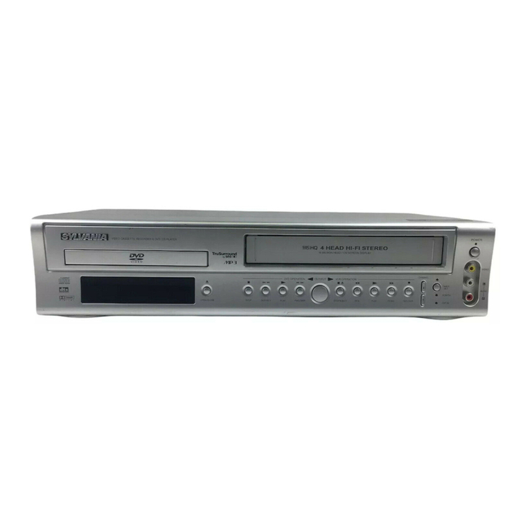 Sylvania SSD800 owner's manual