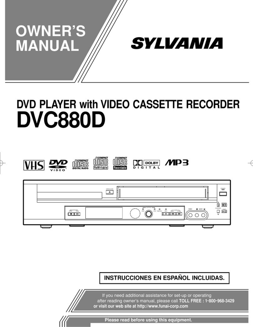 Sylvania DVC880D User manual
