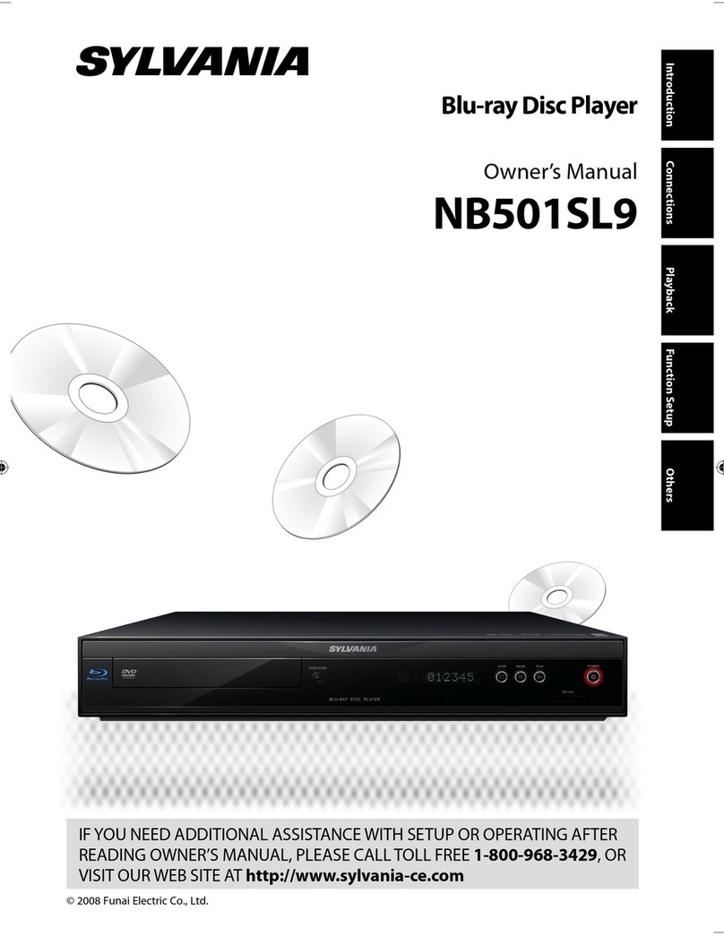 Sylvania NB501SL9 owner's manual