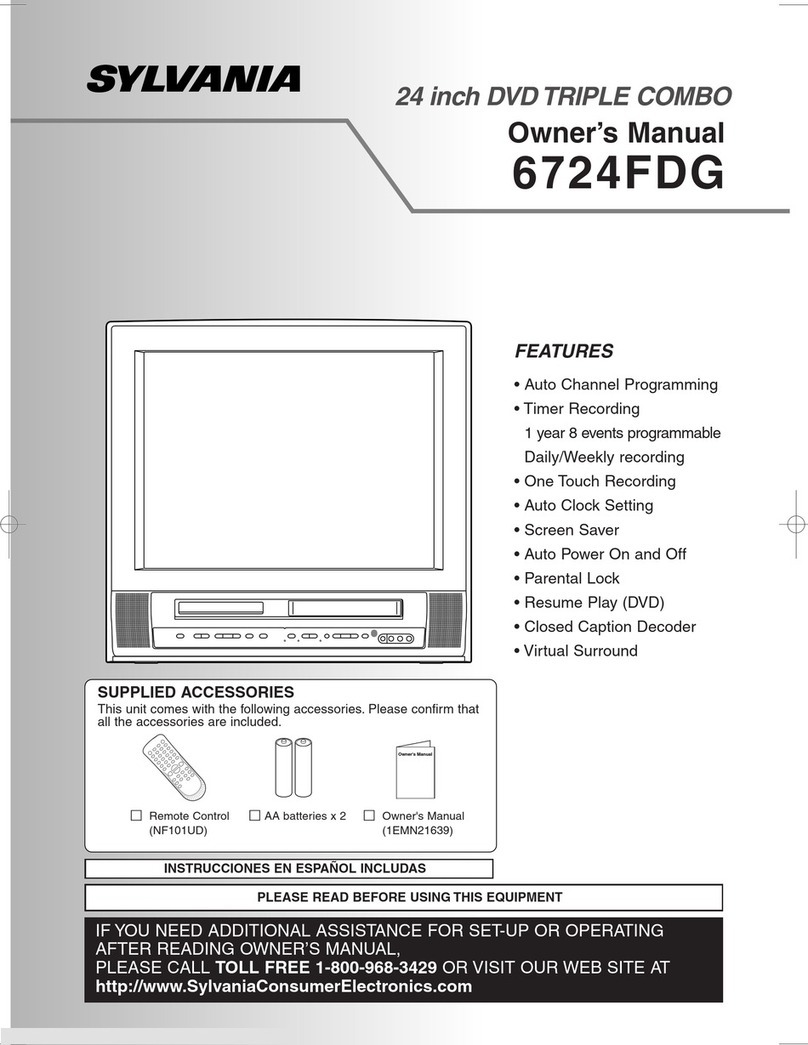 Sylvania 6724FDG owner's manual
