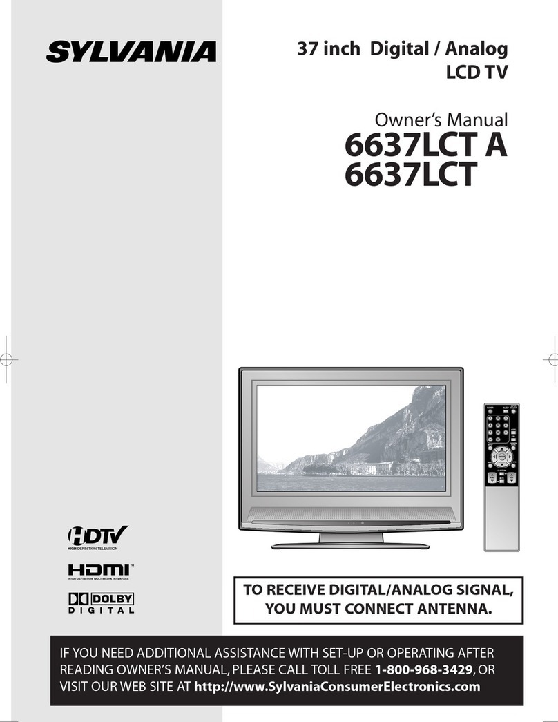 Sylvania 6637LCT A User manual