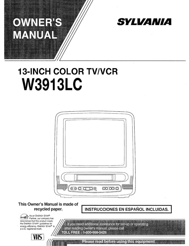 Sylvania W3913LC User manual Sylvania W3913LC User manual