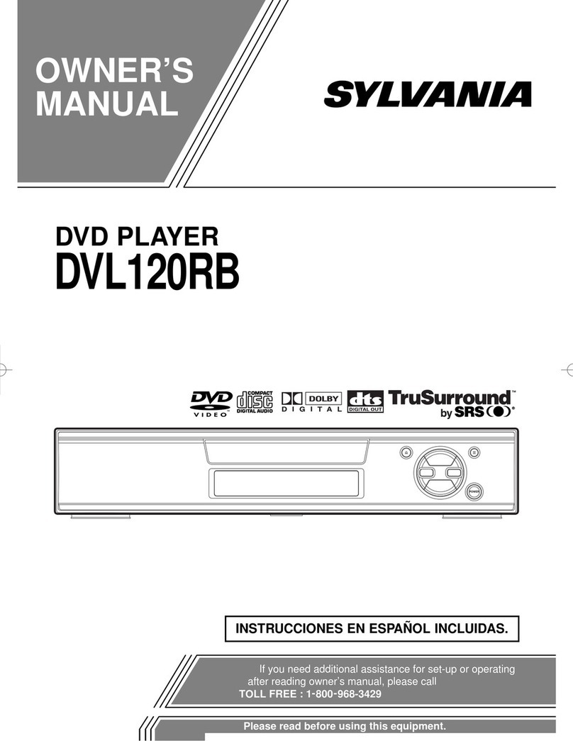 Sylvania DVL120RB User manual