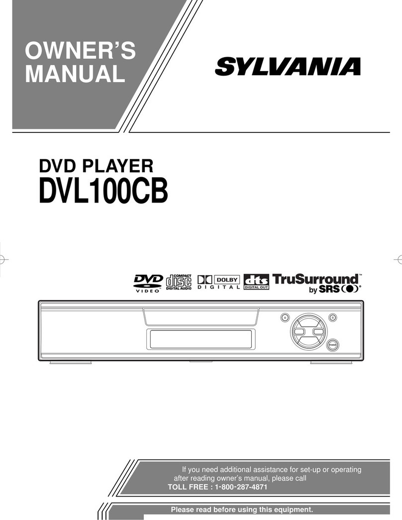 Sylvania DVL100CB User manual