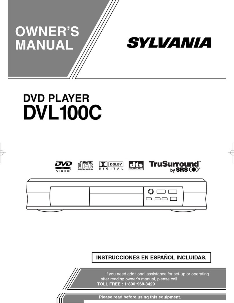 Sylvania DVL100C User manual