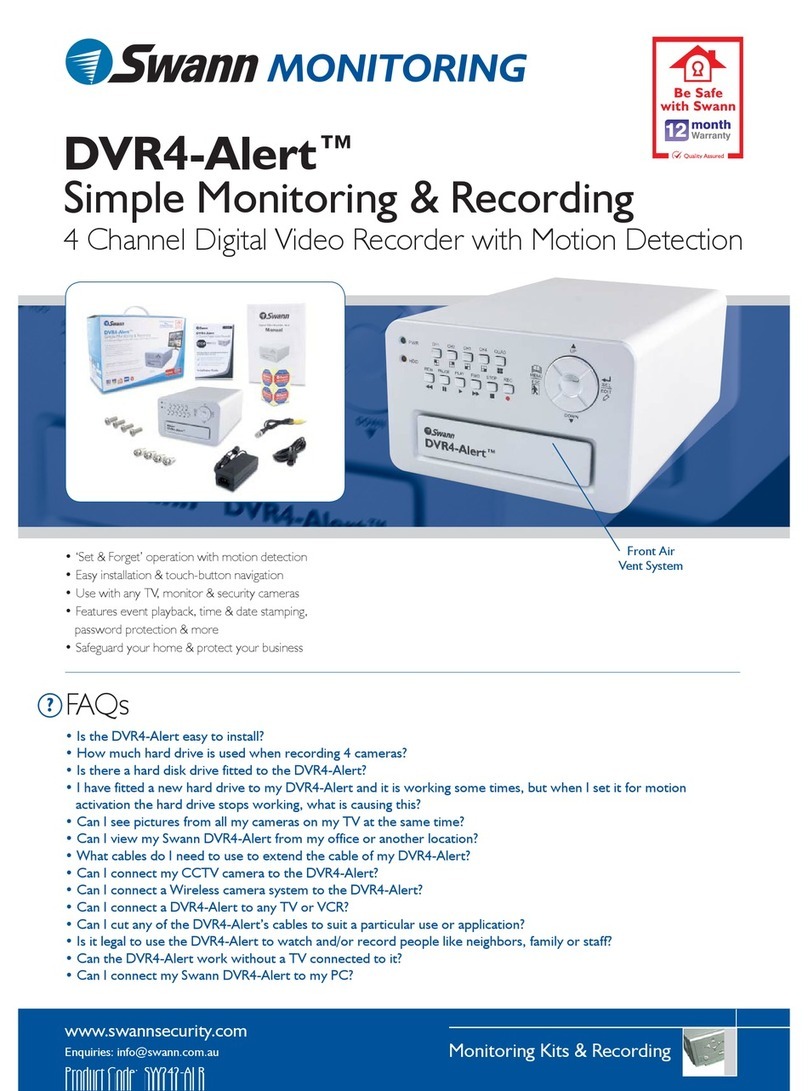 Swann DVR4-Alert SW242-DAL Dimensions