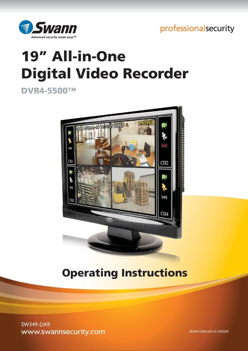 Swann DVR4-5500TM operating instructions