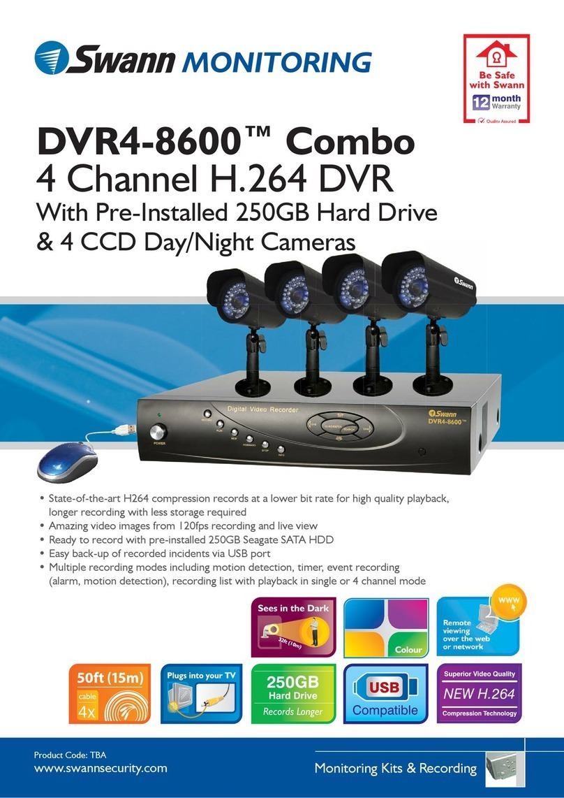 Swann DVR4-8600 User manual