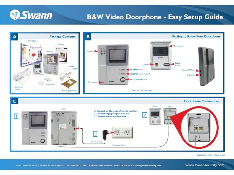 Swann SR244-BVD Easy setup guide