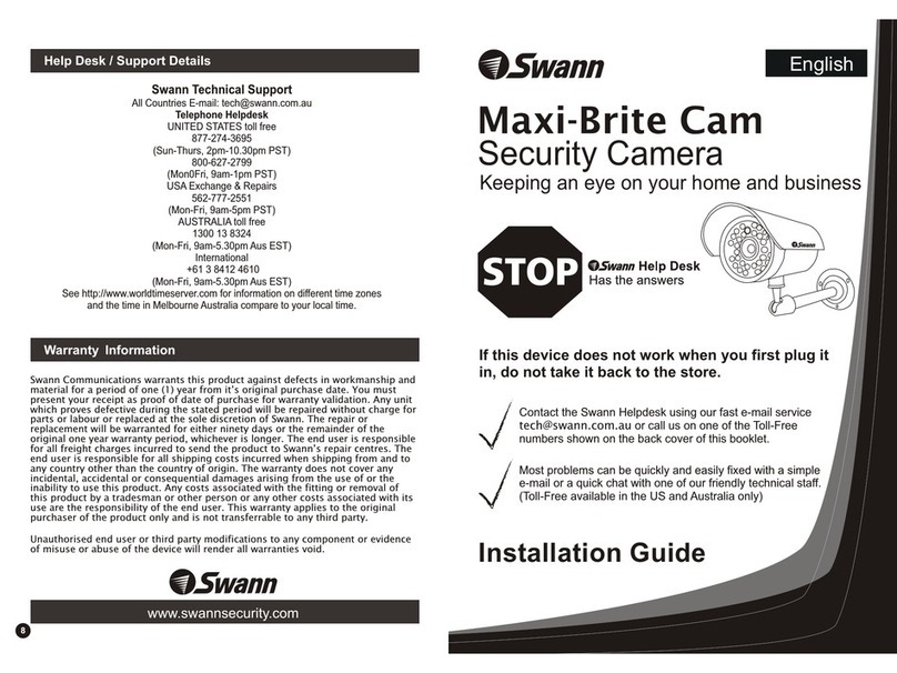 Swann Home Security System User manual