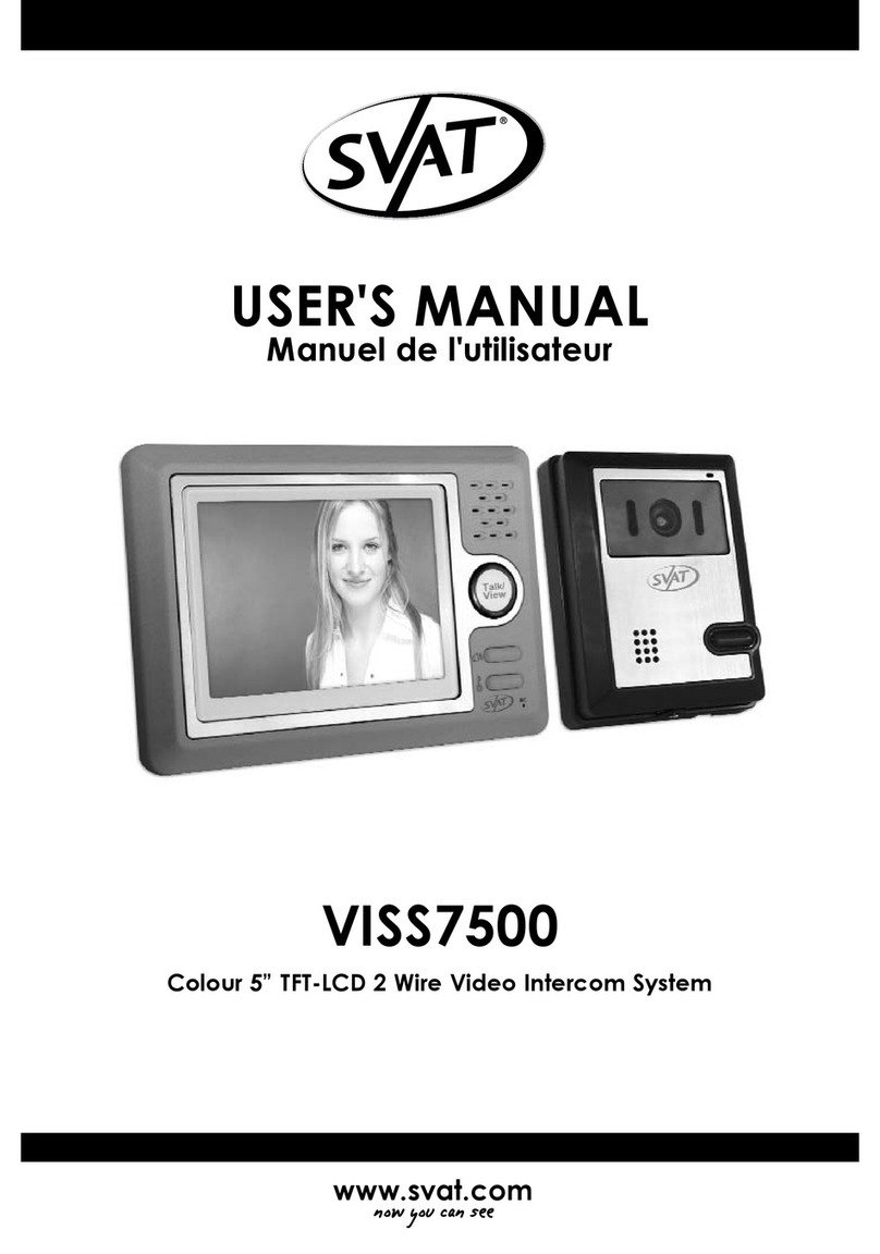 SVAT VISS7500 User manual