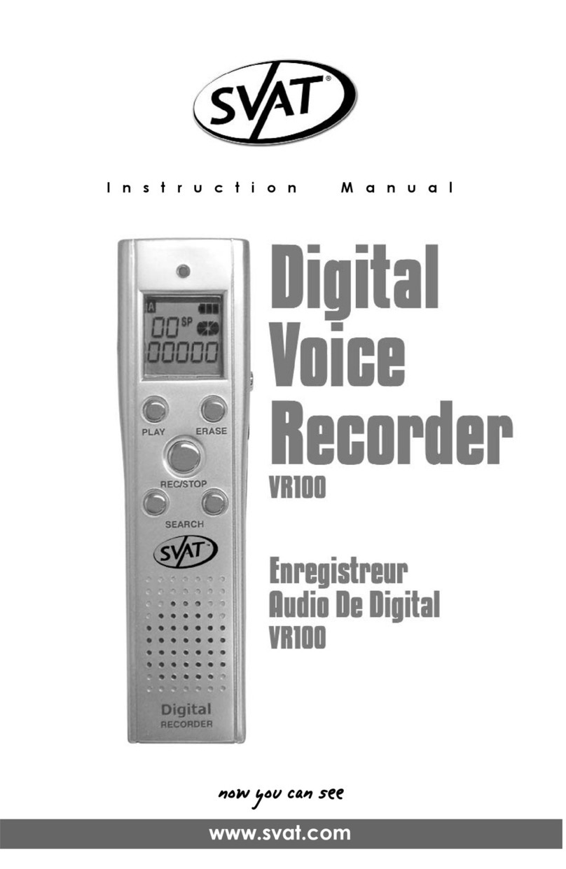 SVAT VR100 User manual