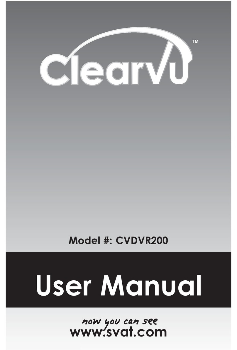SVAT ClearVu CVDVR200 User manual