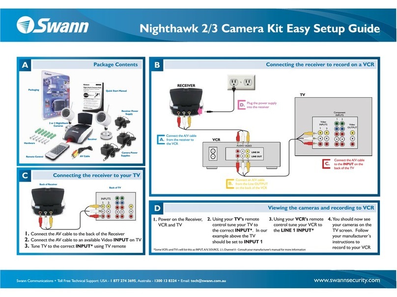 Swann NIGHTHAWK 3-Feb Easy setup guide Swann NIGHTHAWK 3-Feb Easy setup guide