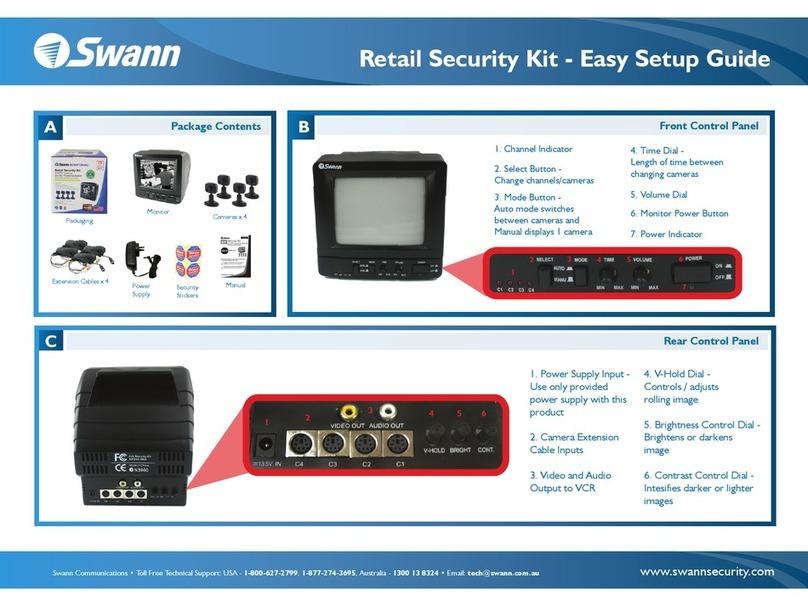 Swann Automobile Alarm Easy setup guide