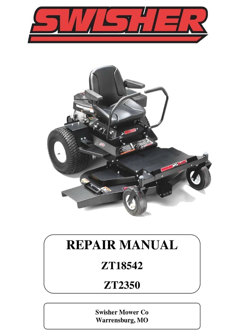 Swisher ZT18542 Repair manual