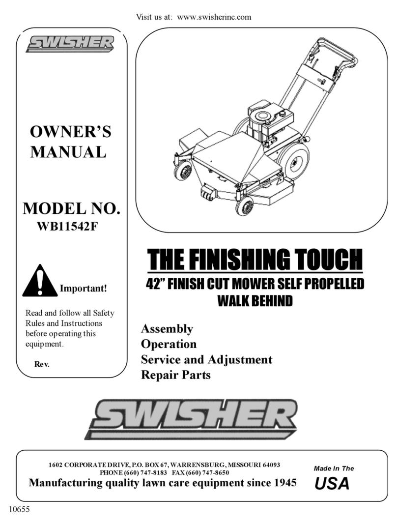 Swisher WB11542F User manual
