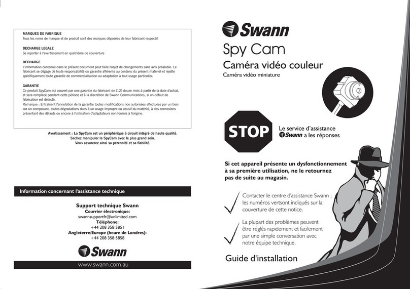 Swann Webcam User manual Swann Webcam User manual