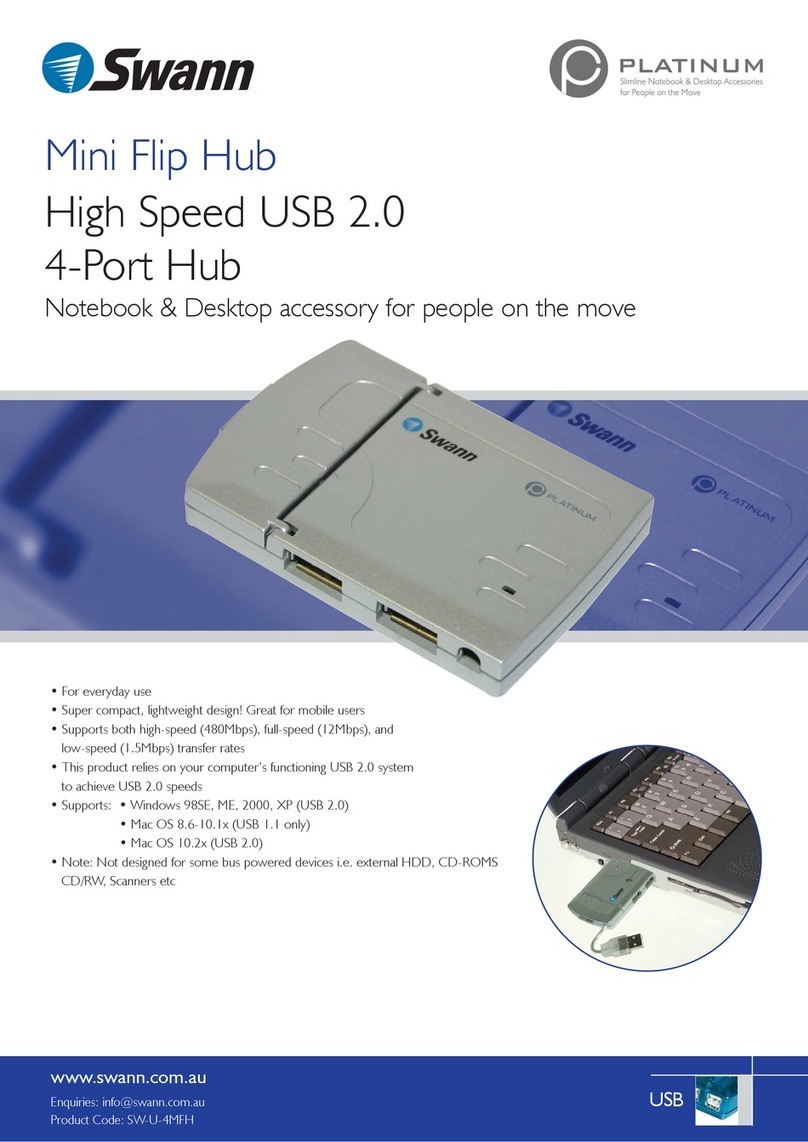 Swann Mini Flip Hub Specifications