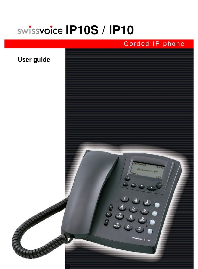 Swissvoice IP-10 user guide