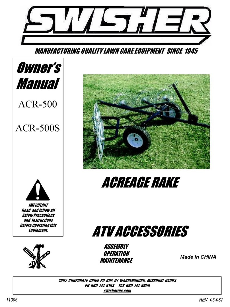 Swisher ACR-500, ACR-500S owner's manual