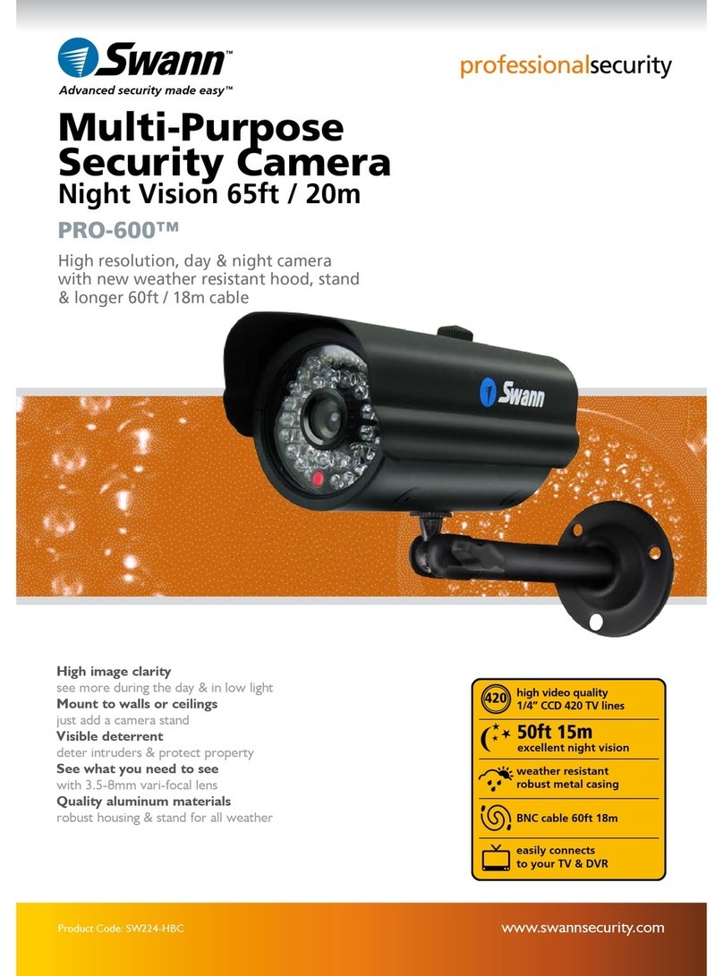 Swann PRO-600 User manual