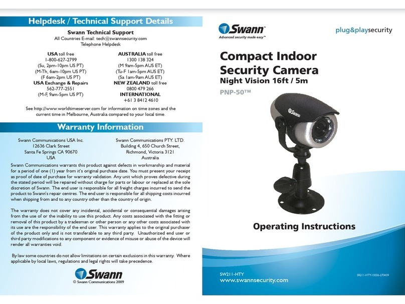 Swann PNP-50 User manual