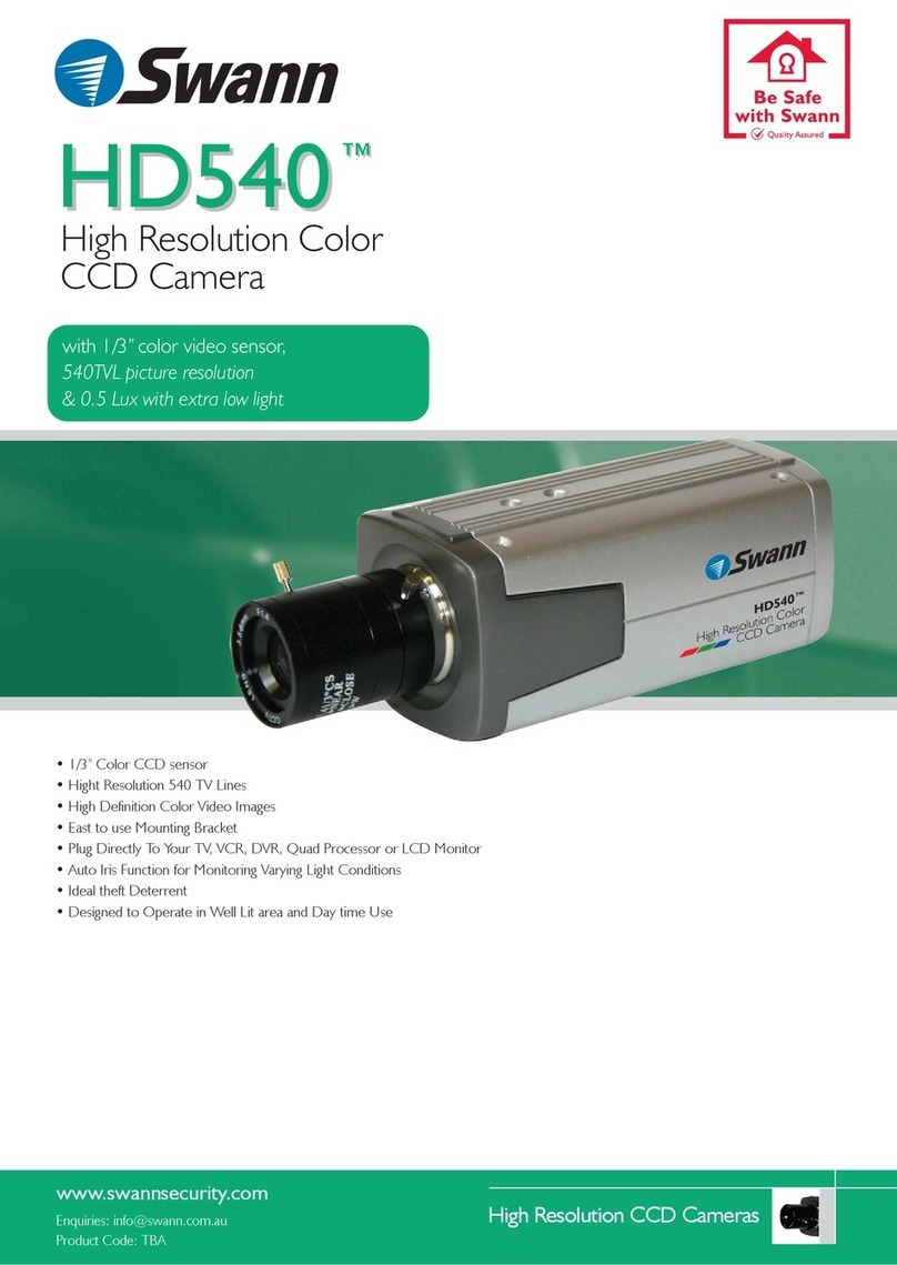 Swann HD540 Specification sheet
