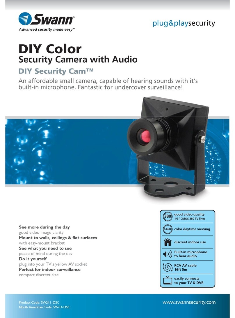 Swann DIY Security Cam SW211-DSC User manual