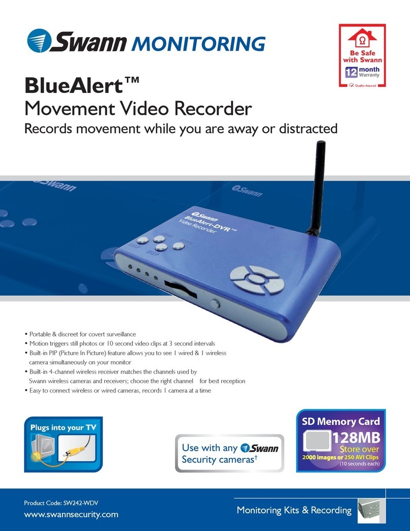Swann BlueAlert SW242-WDV User manual