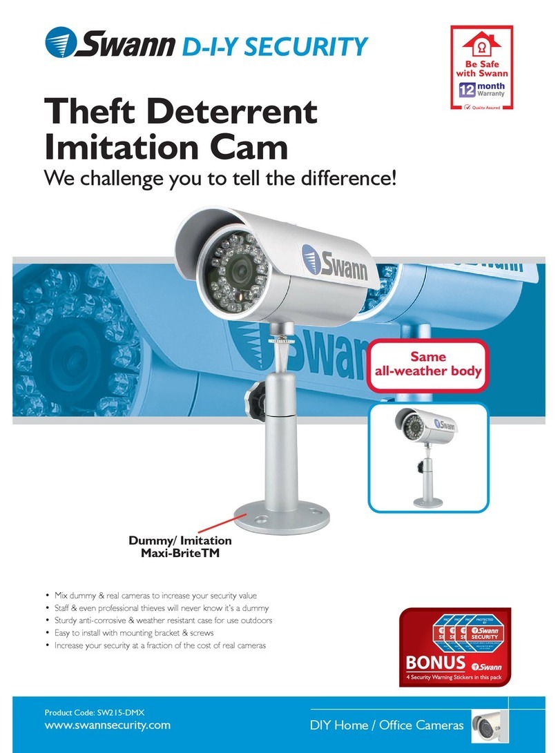 Swann Theft Deterrent Imitation Cam Specifications