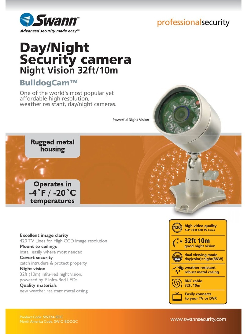 Swann BulldogCam SW224-BDC User manual Swann BulldogCam SW224-BDC User manual
