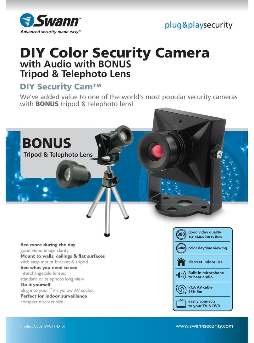 Swann DIY Security Cam SW211-DTX User manual Swann DIY Security Cam SW211-DTX User manual