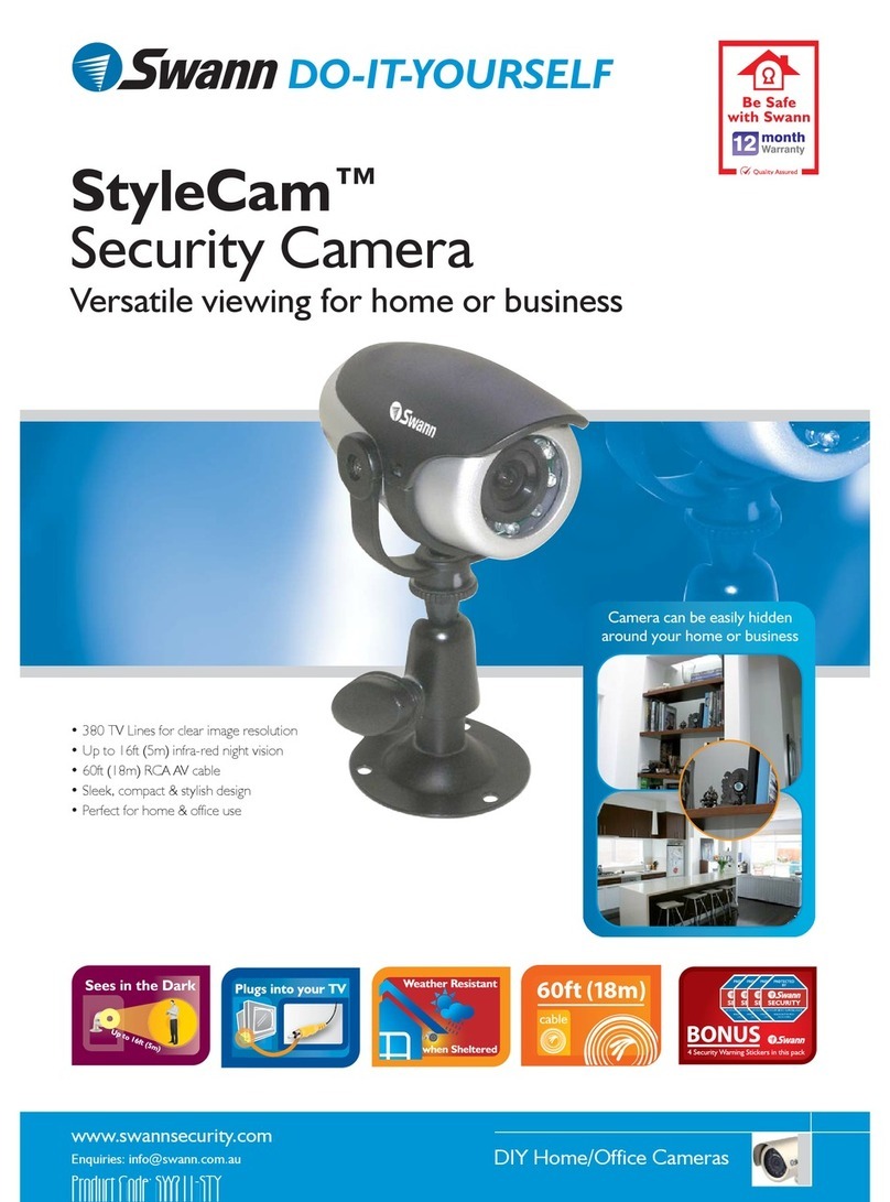 Swann StyleCam Specifications