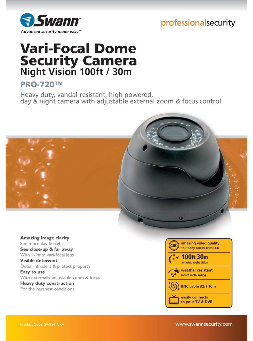 Swann PRO-720 User manual Swann PRO-720 User manual